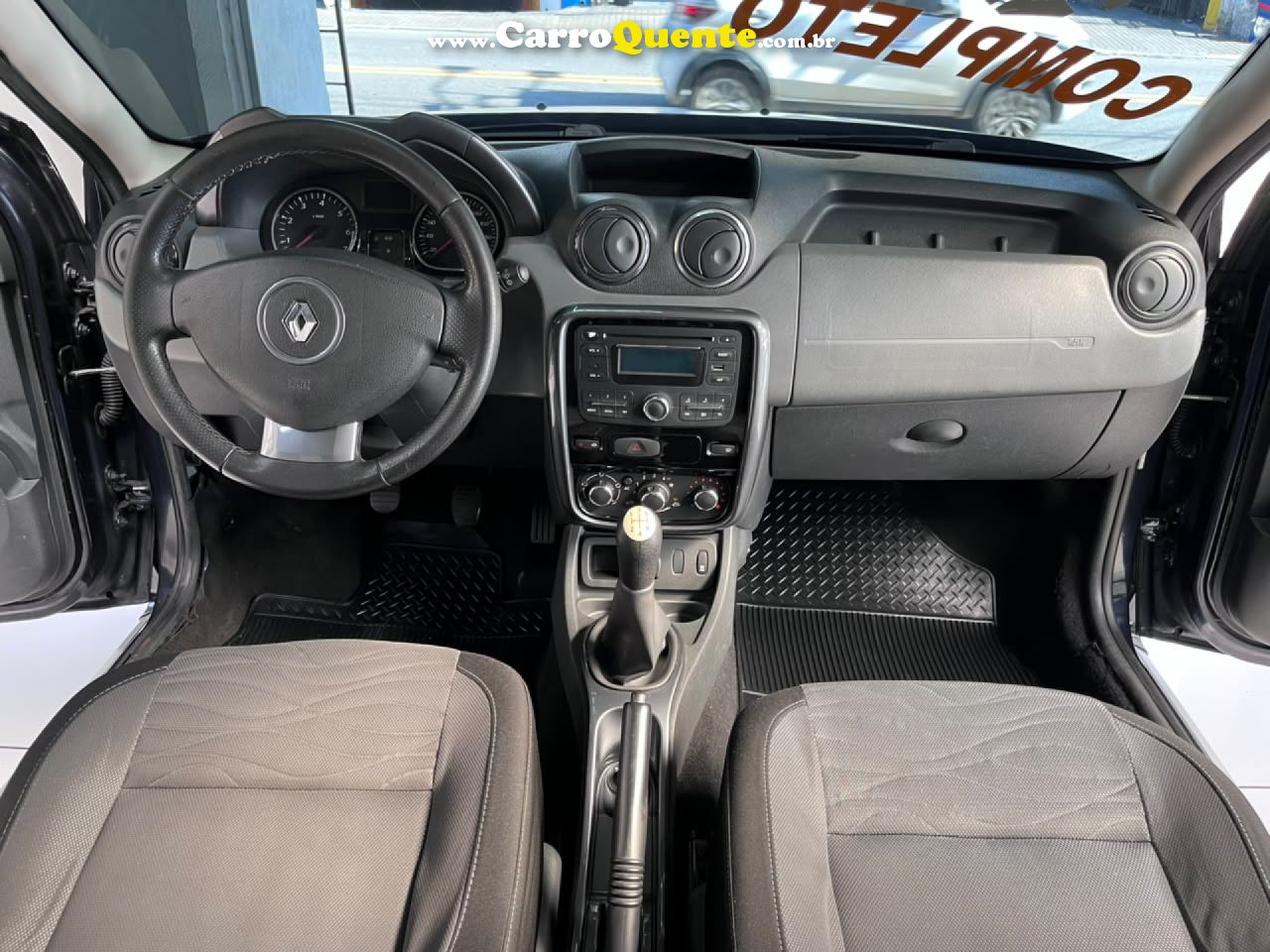 RENAULT   DUSTER 1.6 D 4X2   AZUL 2013 1.6 FLEX - Loja