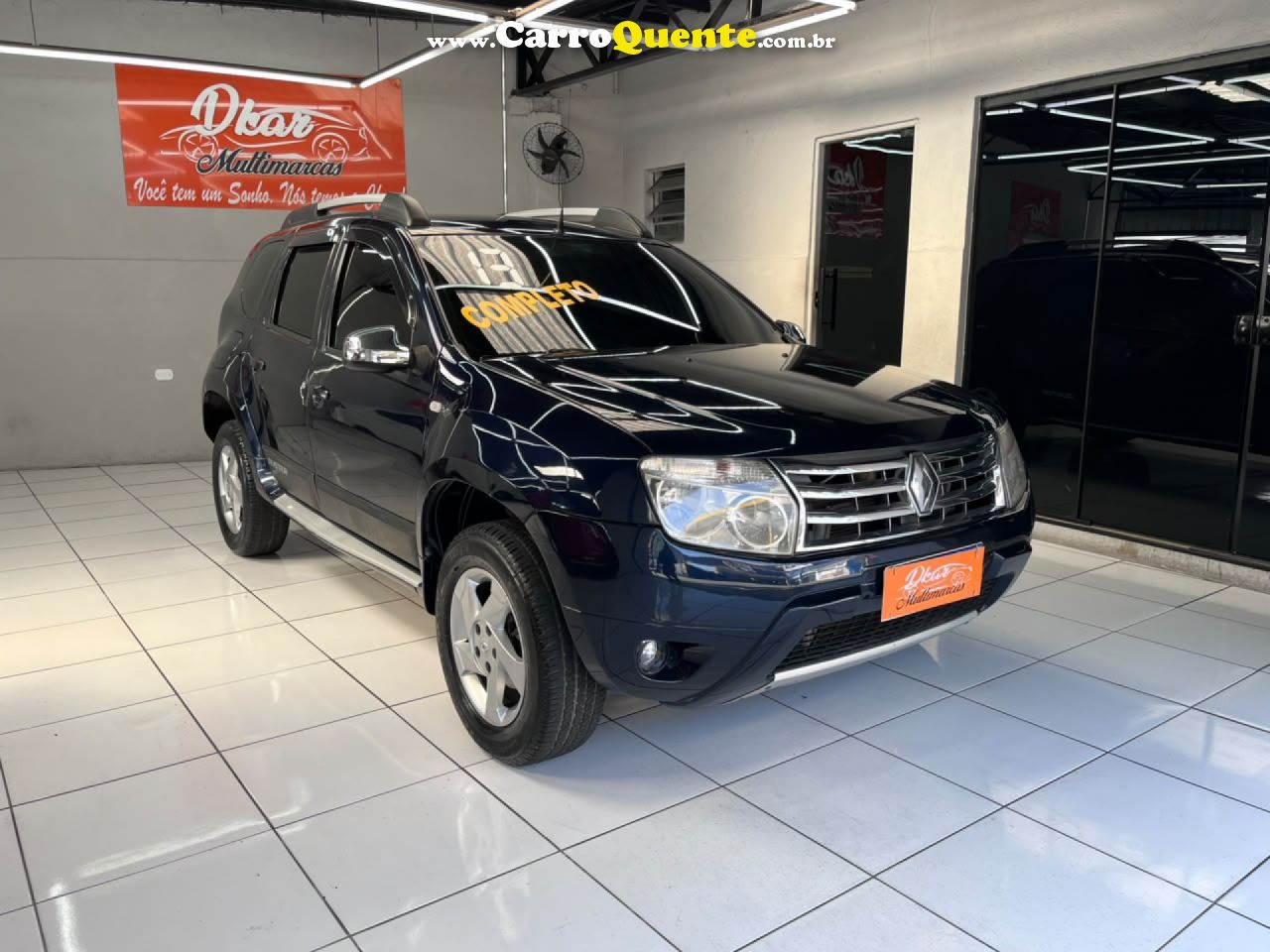RENAULT   DUSTER 1.6 D 4X2   AZUL 2013 1.6 FLEX - Loja