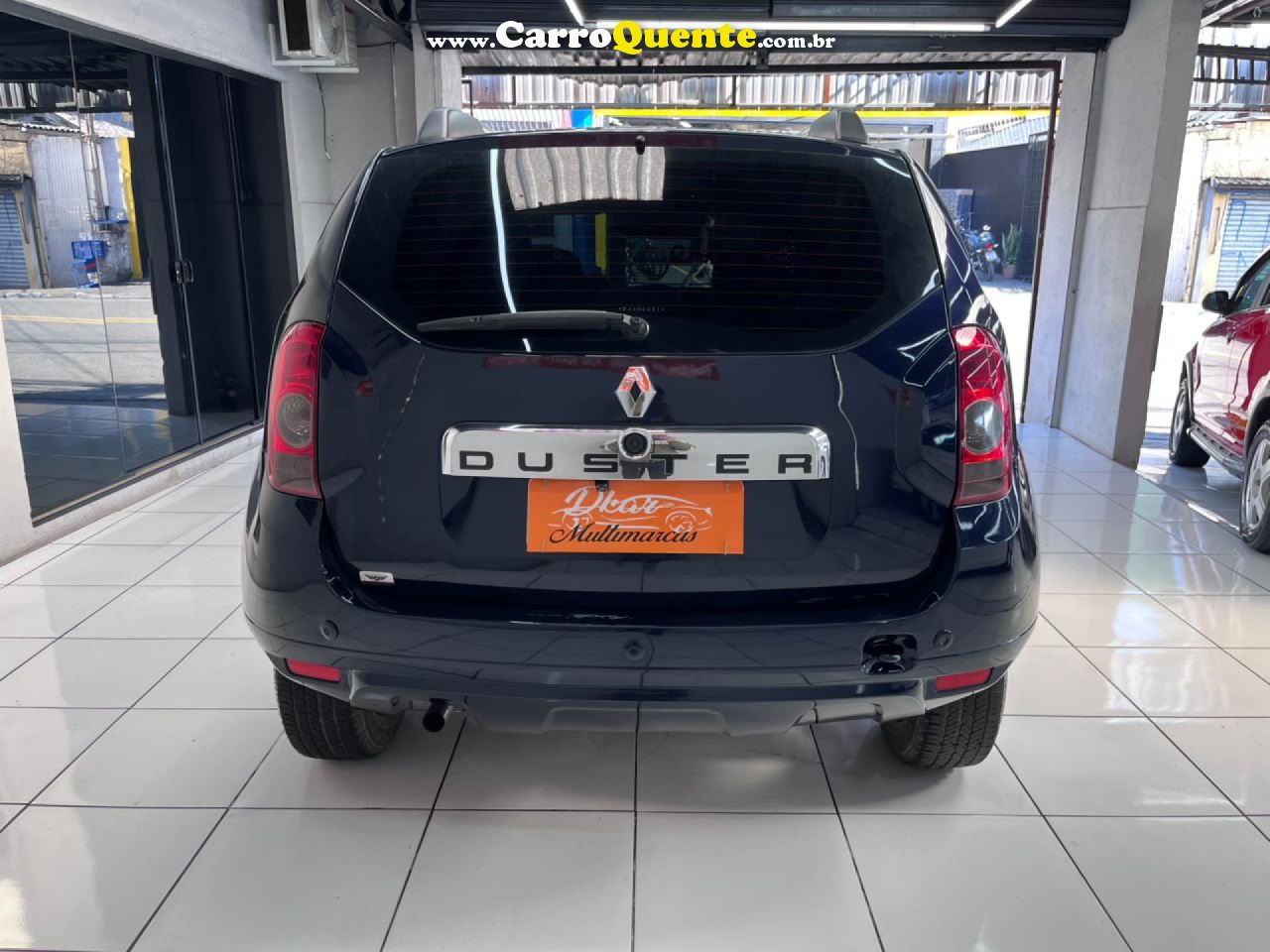 RENAULT   DUSTER 1.6 D 4X2   AZUL 2013 1.6 FLEX - Loja