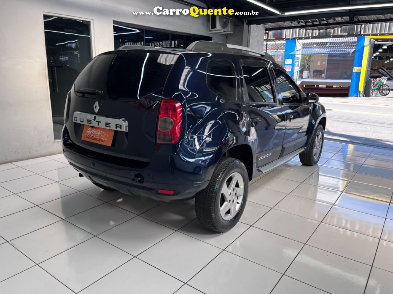 RENAULT   DUSTER 1.6 D 4X2   AZUL 2013 1.6 FLEX - Loja