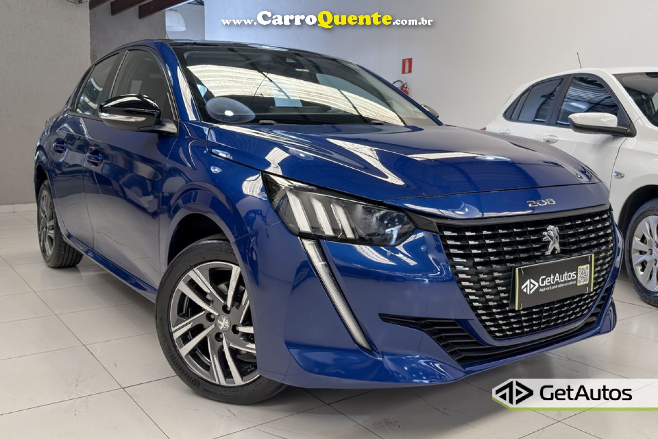 PEUGEOT   208 GRIFFE 1.6 FLEX 16V 5P AUT.   AZUL 2021 1.6 FLEX - Loja