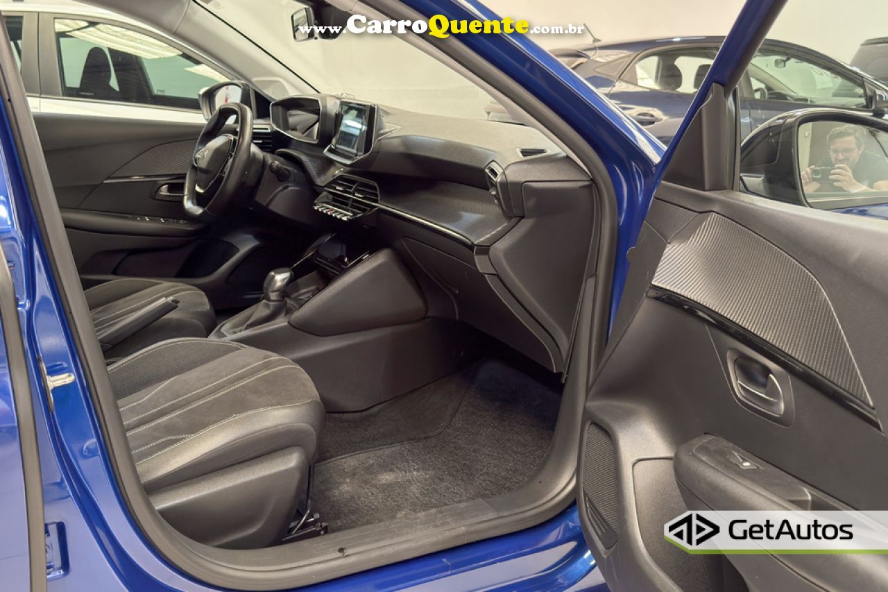 PEUGEOT   208 GRIFFE 1.6 FLEX 16V 5P AUT.   AZUL 2021 1.6 FLEX - Loja