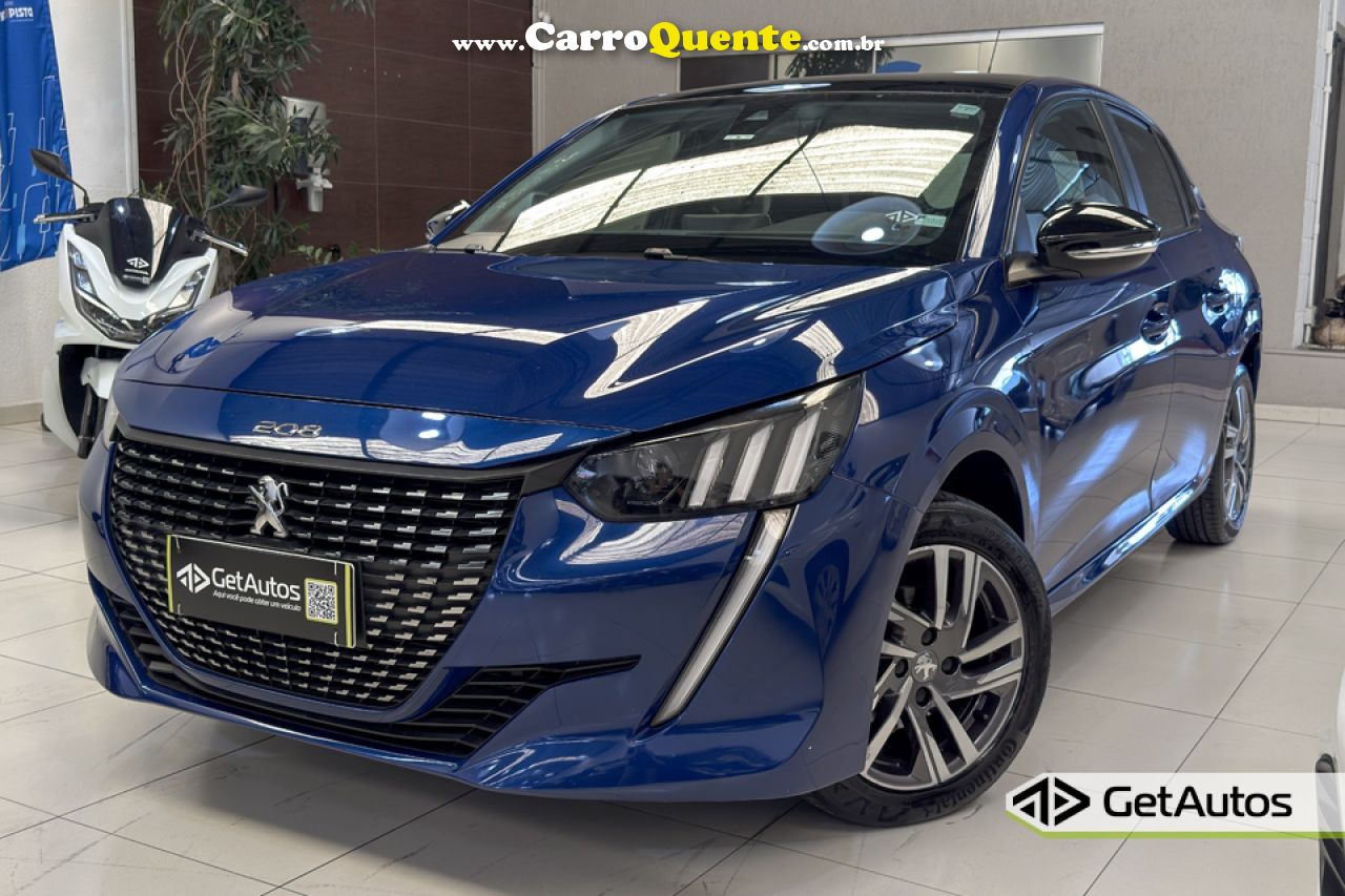 PEUGEOT   208 GRIFFE 1.6 FLEX 16V 5P AUT.   AZUL 2021 1.6 FLEX - Loja