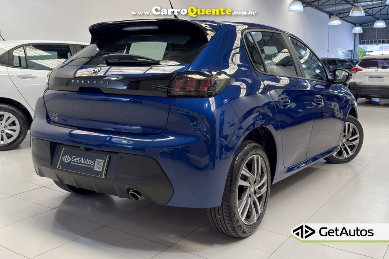 PEUGEOT   208 GRIFFE 1.6 FLEX 16V 5P AUT.   AZUL 2021 1.6 FLEX - Loja