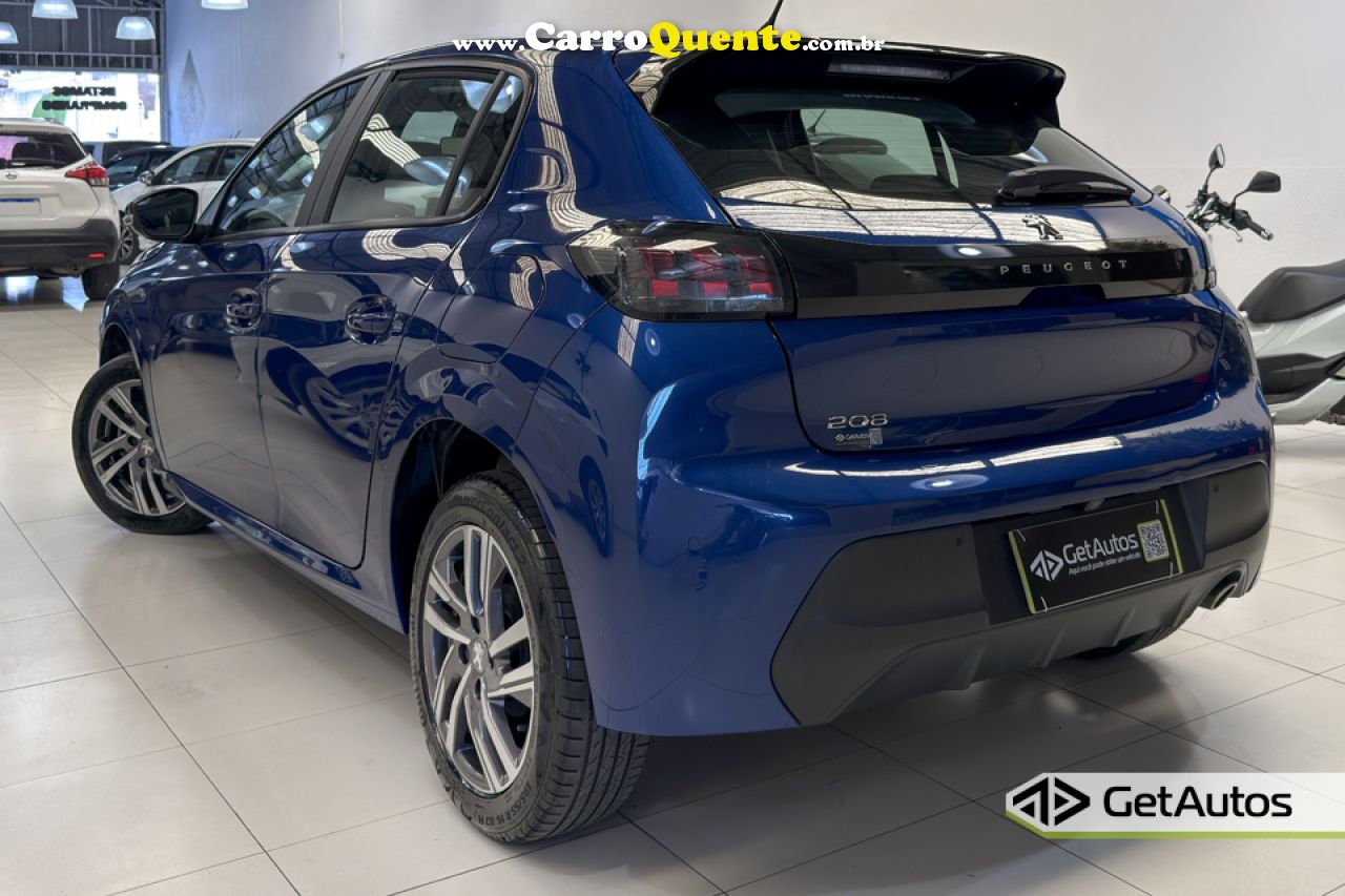 PEUGEOT   208 GRIFFE 1.6 FLEX 16V 5P AUT.   AZUL 2021 1.6 FLEX - Loja
