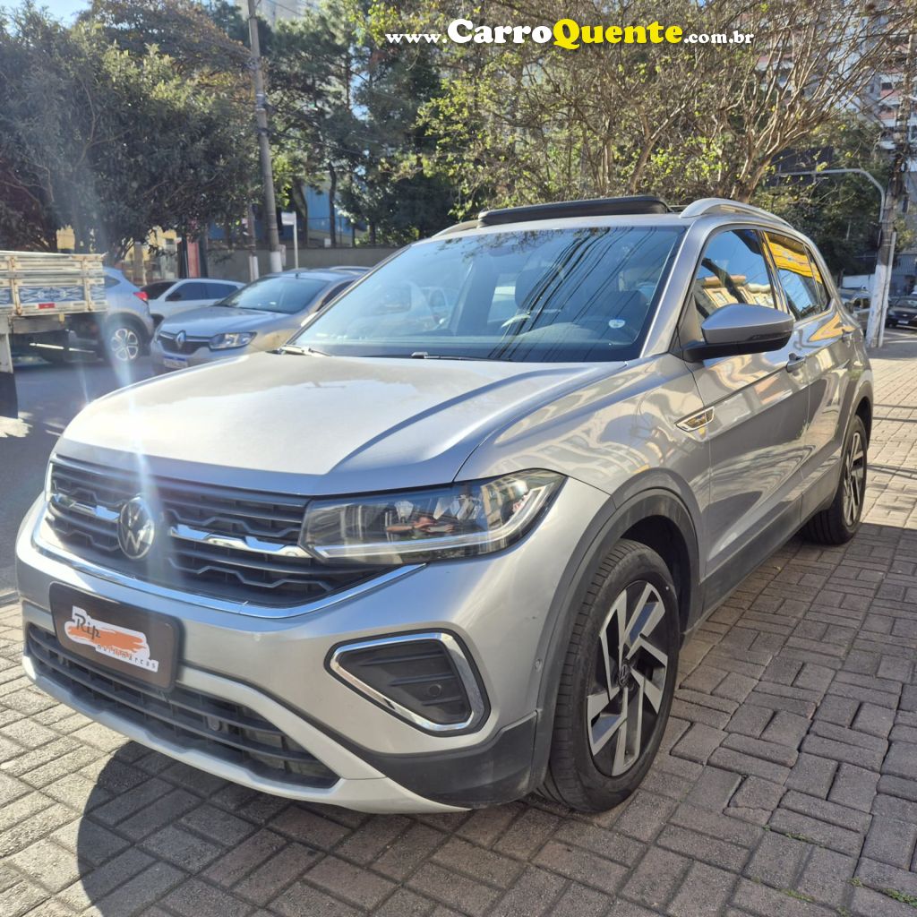 VOLKSWAGEN   T-CROSS HIG. 250 TSI 1.4 FLEX 16V 5P AUT   PRATA 2025 1.4 FLEX - Loja