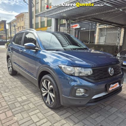 VOLKSWAGEN   T-CROSS 1.0 TSI FLEX 12V 5P AUT.   AZUL 2021 1.0 FLEX
