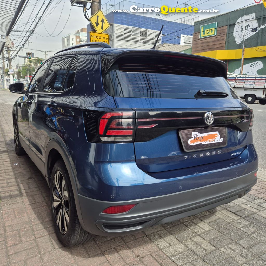 VOLKSWAGEN   T-CROSS 1.0 TSI FLEX 12V 5P AUT.   AZUL 2021 1.0 FLEX - Loja
