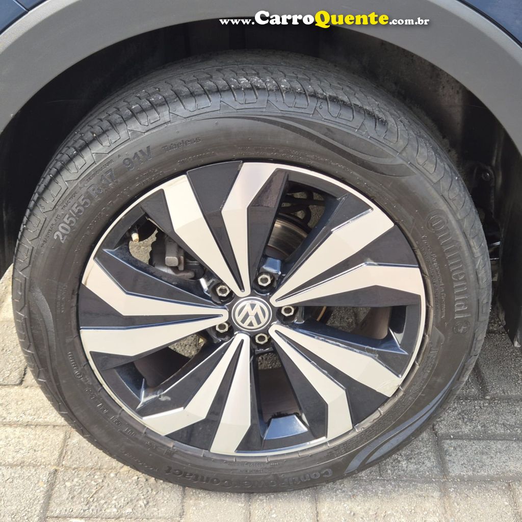 VOLKSWAGEN   T-CROSS 1.0 TSI FLEX 12V 5P AUT.   AZUL 2021 1.0 FLEX - Loja