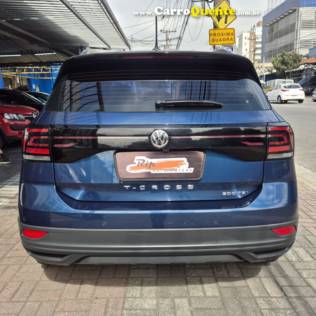 VOLKSWAGEN   T-CROSS 1.0 TSI FLEX 12V 5P AUT.   AZUL 2021 1.0 FLEX - Loja