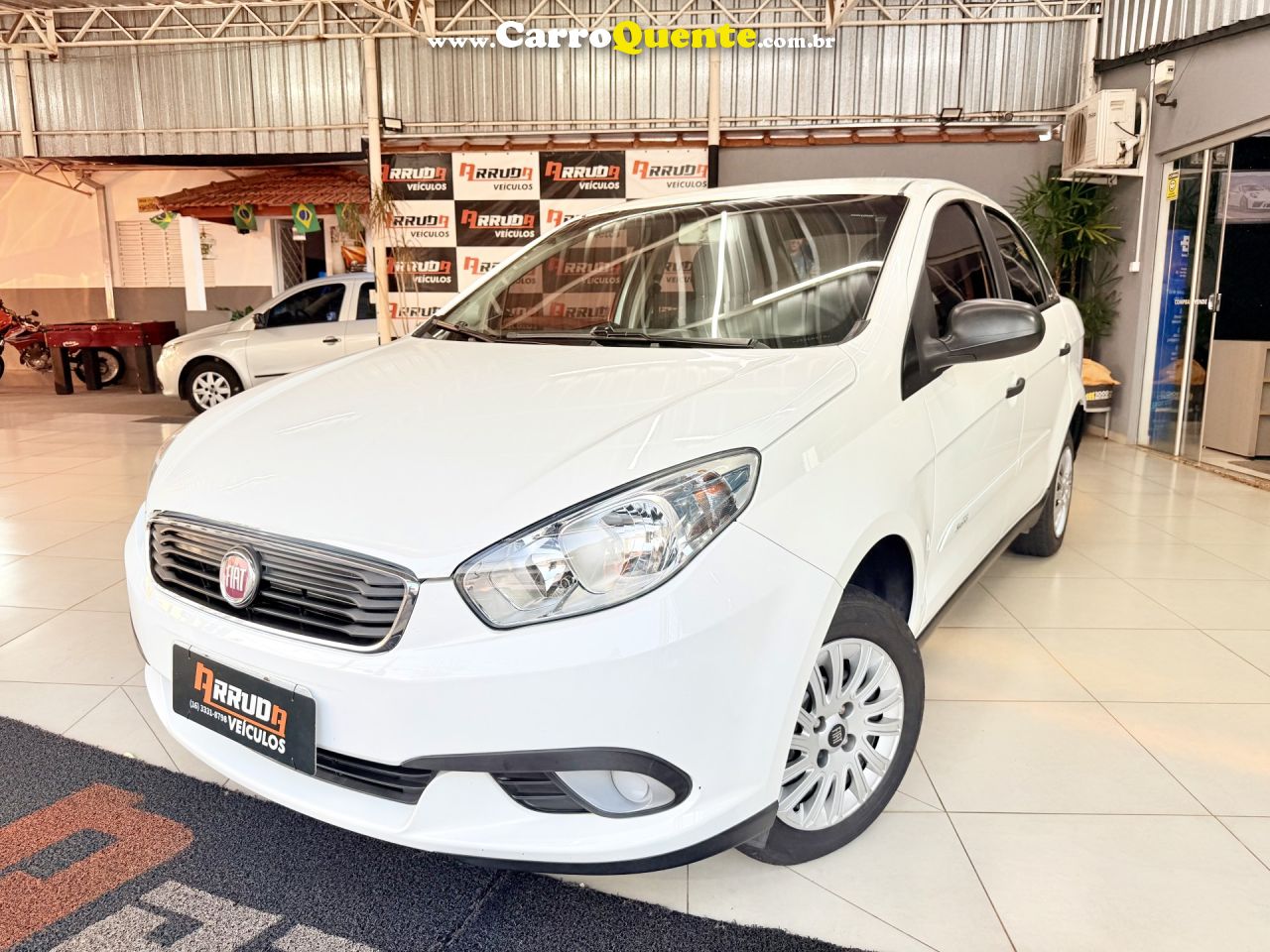 FIAT   GRAND SIENA ATTRACTIVE 1.0 FLEX 8V 4P   BRANCO 2018 1.0 FLEX - Loja