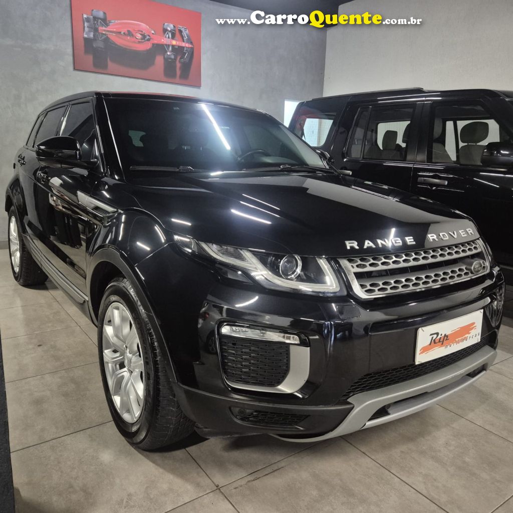 LAND ROVER   RANGE R.EVOQUE SD4 SE 2.2 DIES. AUT. 5P   PRETO 2016 2.2 DIESEL - Loja