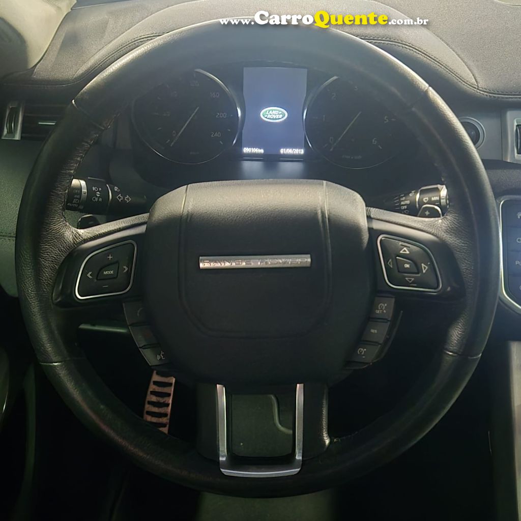 LAND ROVER   RANGE R.EVOQUE SD4 SE 2.2 DIES. AUT. 5P   PRETO 2016 2.2 DIESEL - Loja