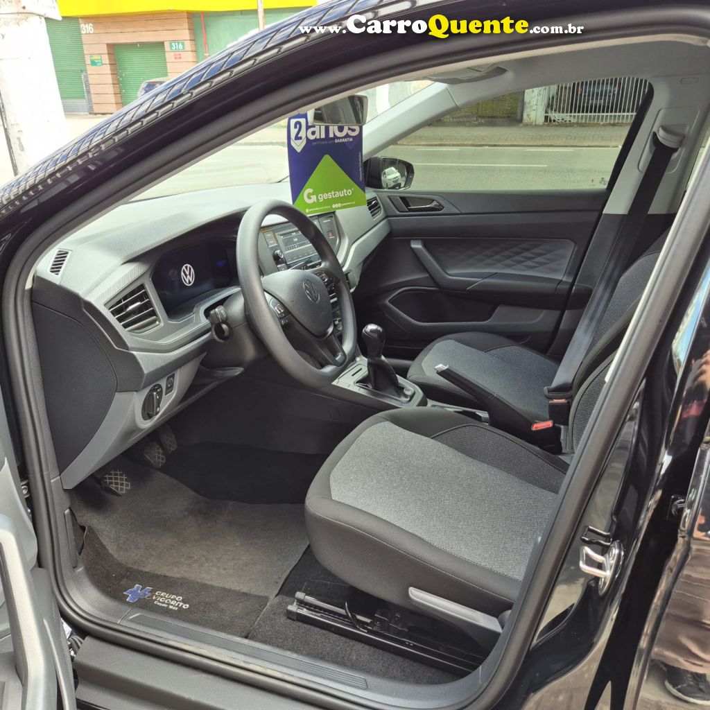 VOLKSWAGEN   VIRTUS TSI 1.0 SENSE FLEX 12V 4P MEC.   PRETO 2025 1.0 FLEX - Loja
