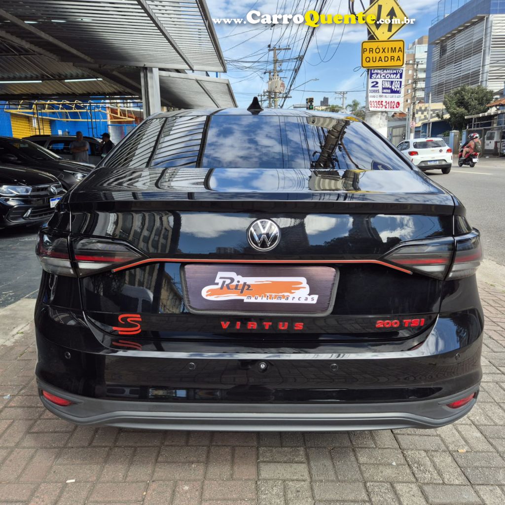 VOLKSWAGEN   VIRTUS TSI 1.0 SENSE FLEX 12V 4P MEC.   PRETO 2025 1.0 FLEX - Loja