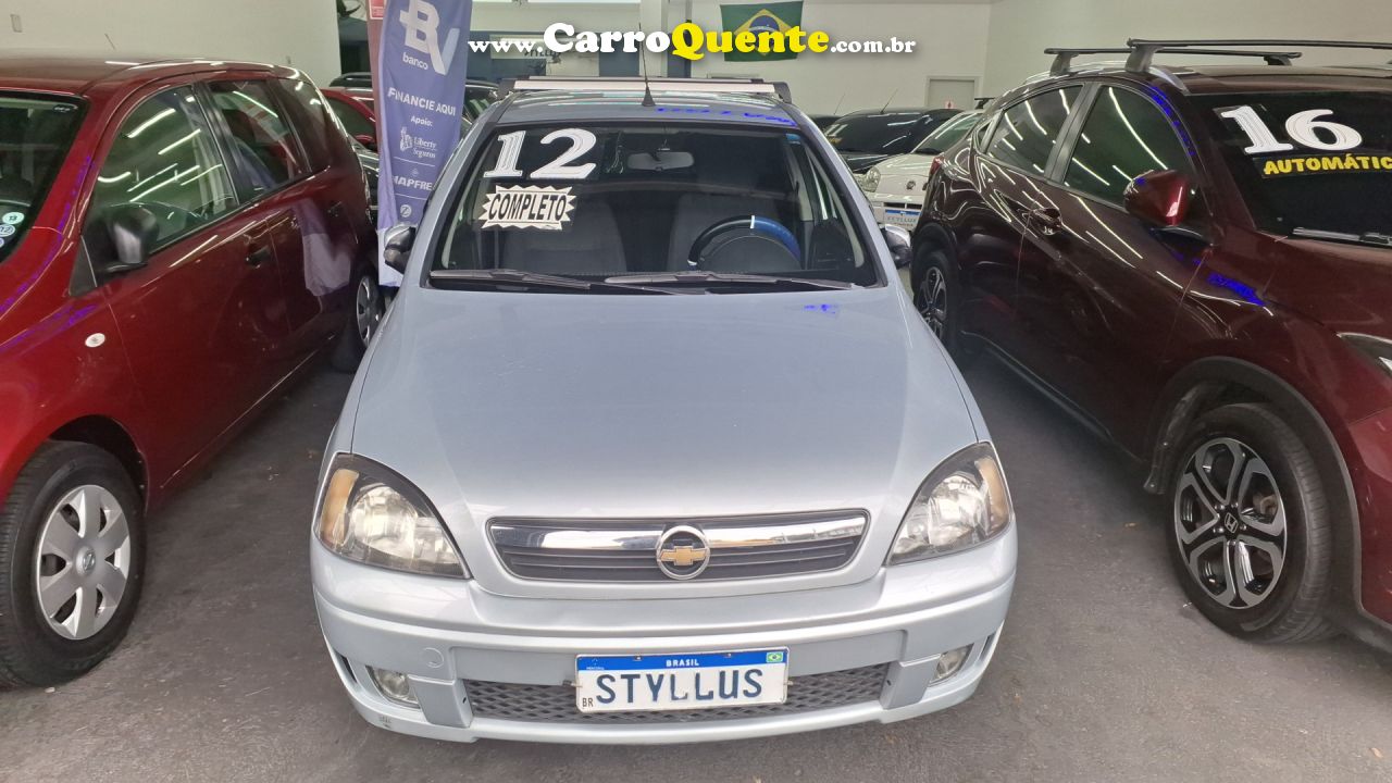 CHEVROLET   CORSA HAT. MAXX 1.4 8V ECONOFLEX 5P   PRATA 2012 1.4 FLEX - Loja