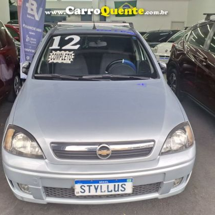 CHEVROLET   CORSA HAT. MAXX 1.4 8V ECONOFLEX 5P   PRATA 2012 1.4 FLEX