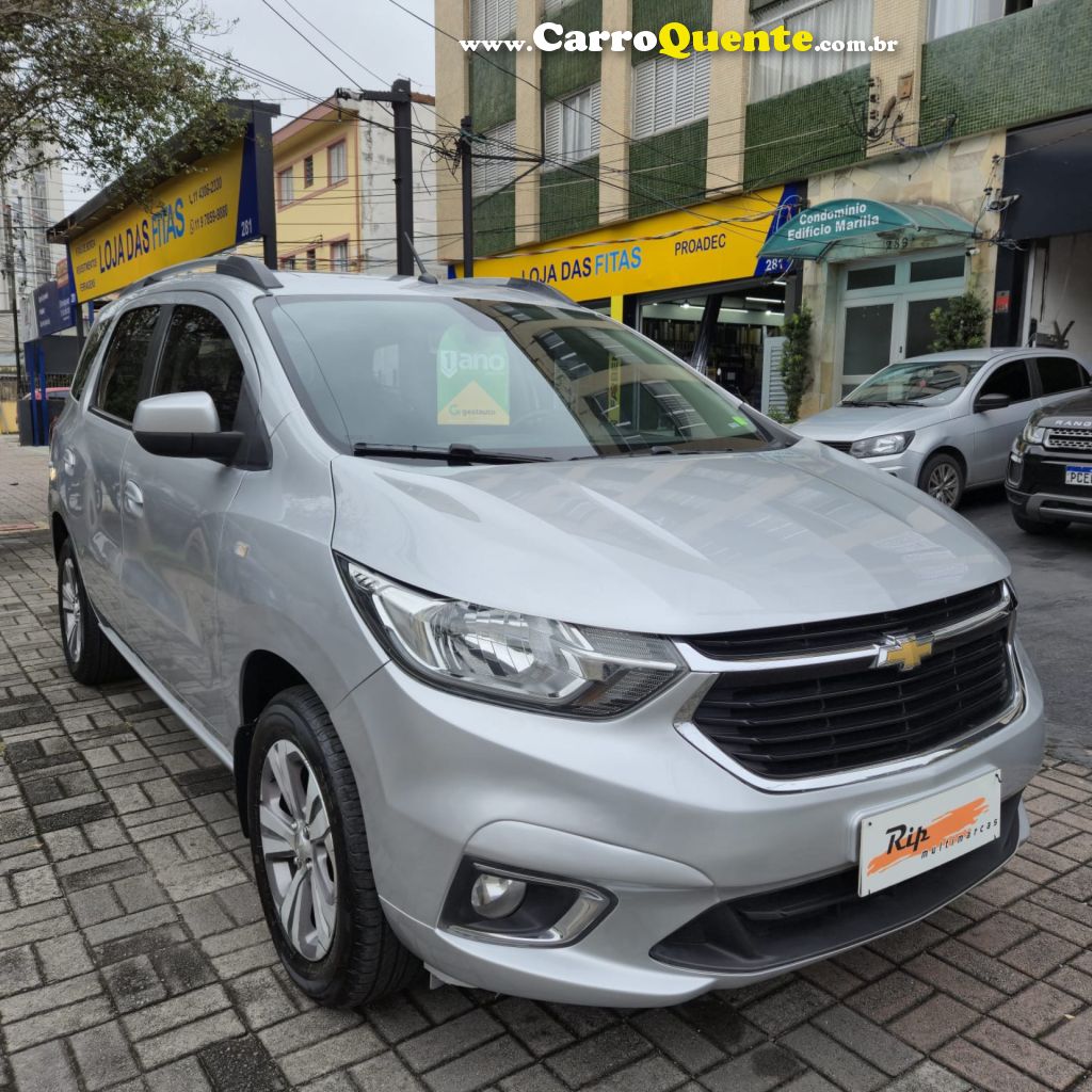 CHEVROLET   SPIN PREMIER 1.8 8V ECONO.FLEX 5P AUT.   PRATA 2023 1.8 FLEX - Loja
