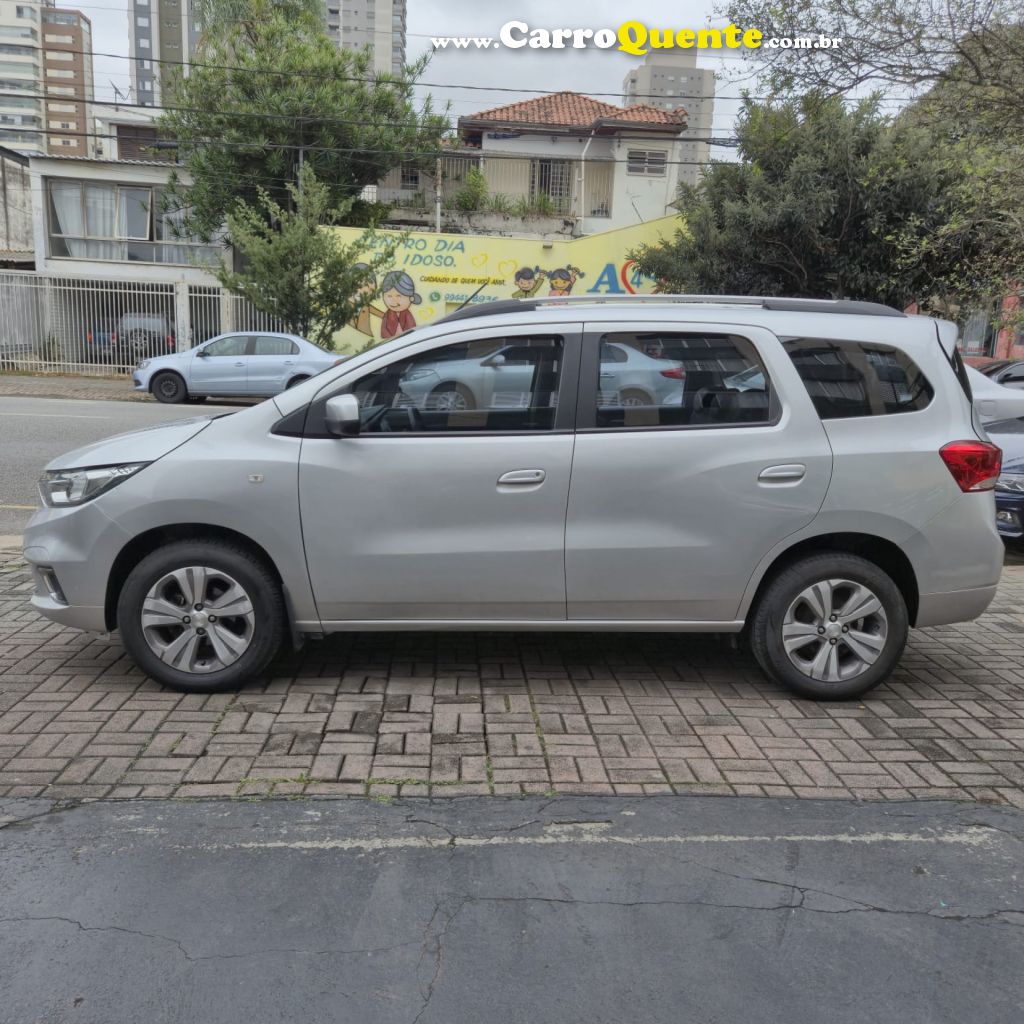 CHEVROLET   SPIN PREMIER 1.8 8V ECONO.FLEX 5P AUT.   PRATA 2023 1.8 FLEX - Loja