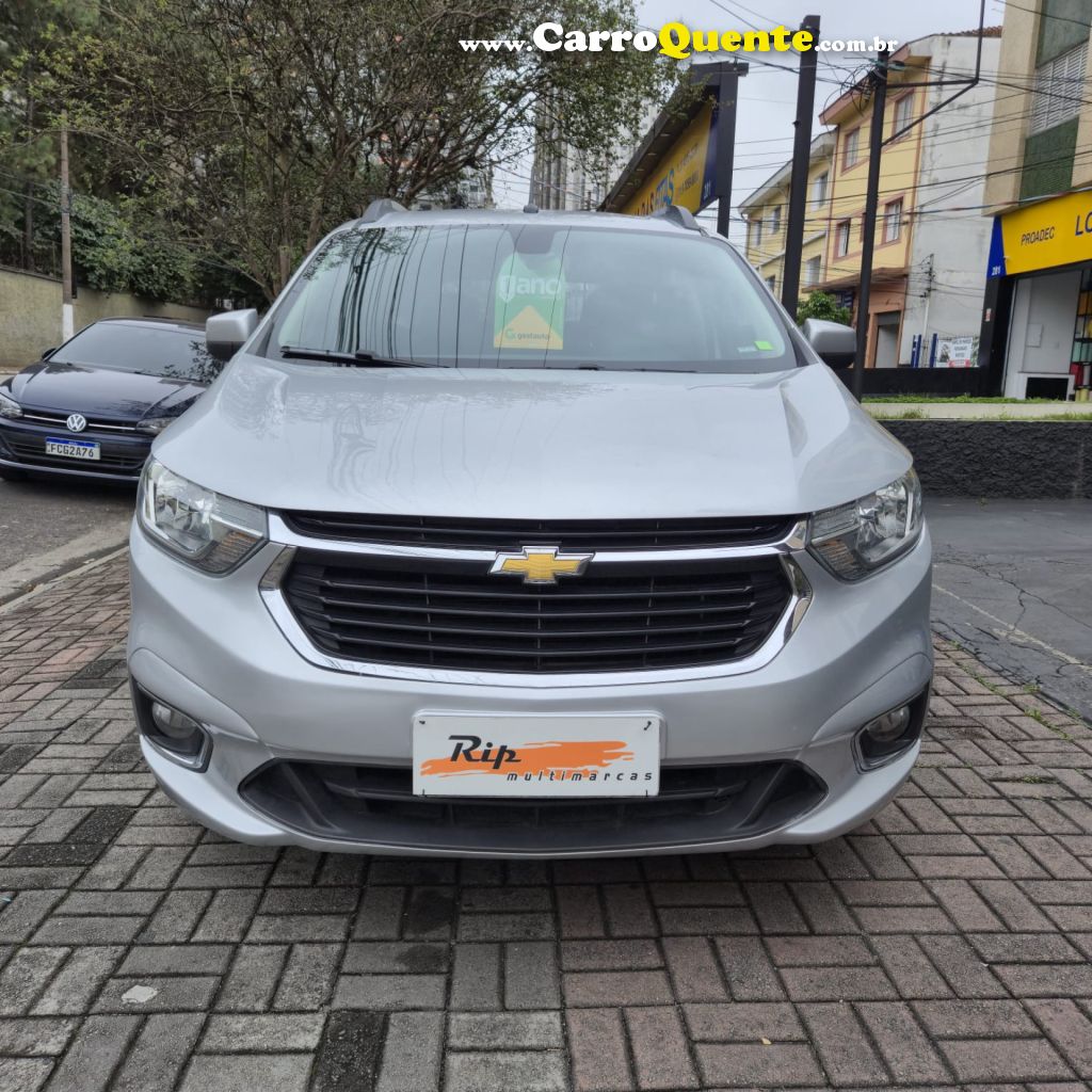 CHEVROLET   SPIN PREMIER 1.8 8V ECONO.FLEX 5P AUT.   PRATA 2023 1.8 FLEX - Loja
