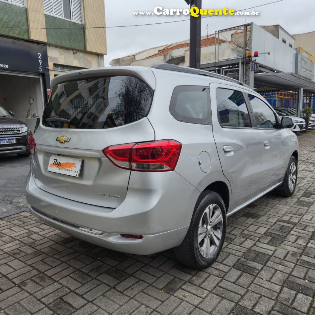 CHEVROLET   SPIN PREMIER 1.8 8V ECONO.FLEX 5P AUT.   PRATA 2023 1.8 FLEX - Loja