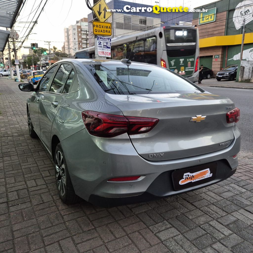 CHEVROLET   ONIX SED. PLUS PREM. 1.0 12V TB FLEX AUT   PRATA 2025 1.0 FLEX - Loja