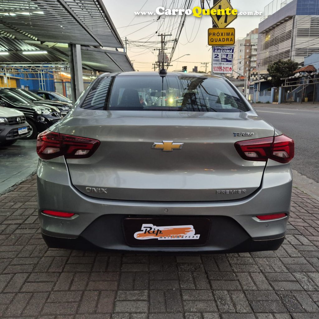 CHEVROLET   ONIX SED. PLUS PREM. 1.0 12V TB FLEX AUT   PRATA 2025 1.0 FLEX - Loja
