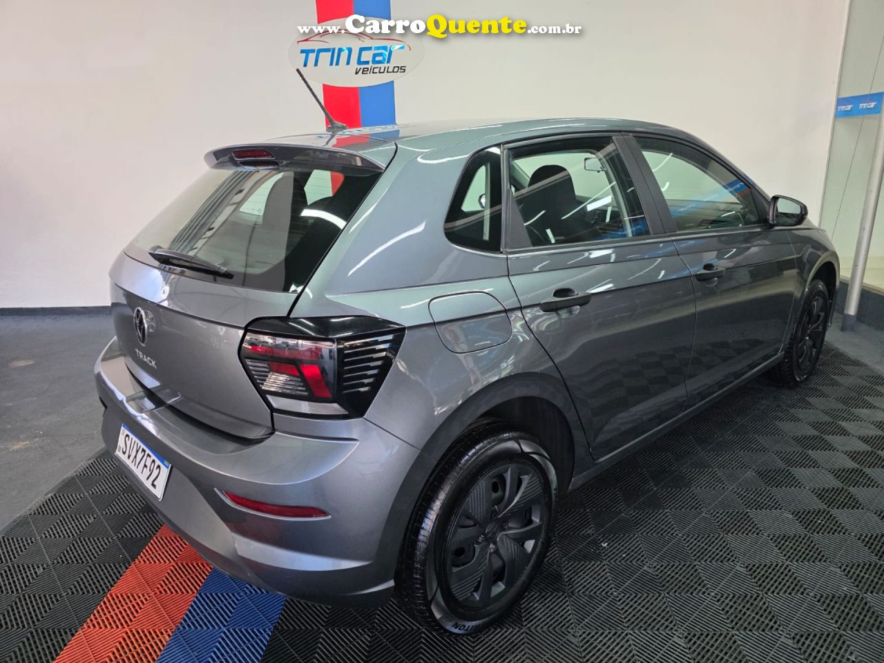 VOLKSWAGEN   POLO TRACK 1.0 FLEX 12V 5P   CINZA 2024 1.0 FLEX - Loja