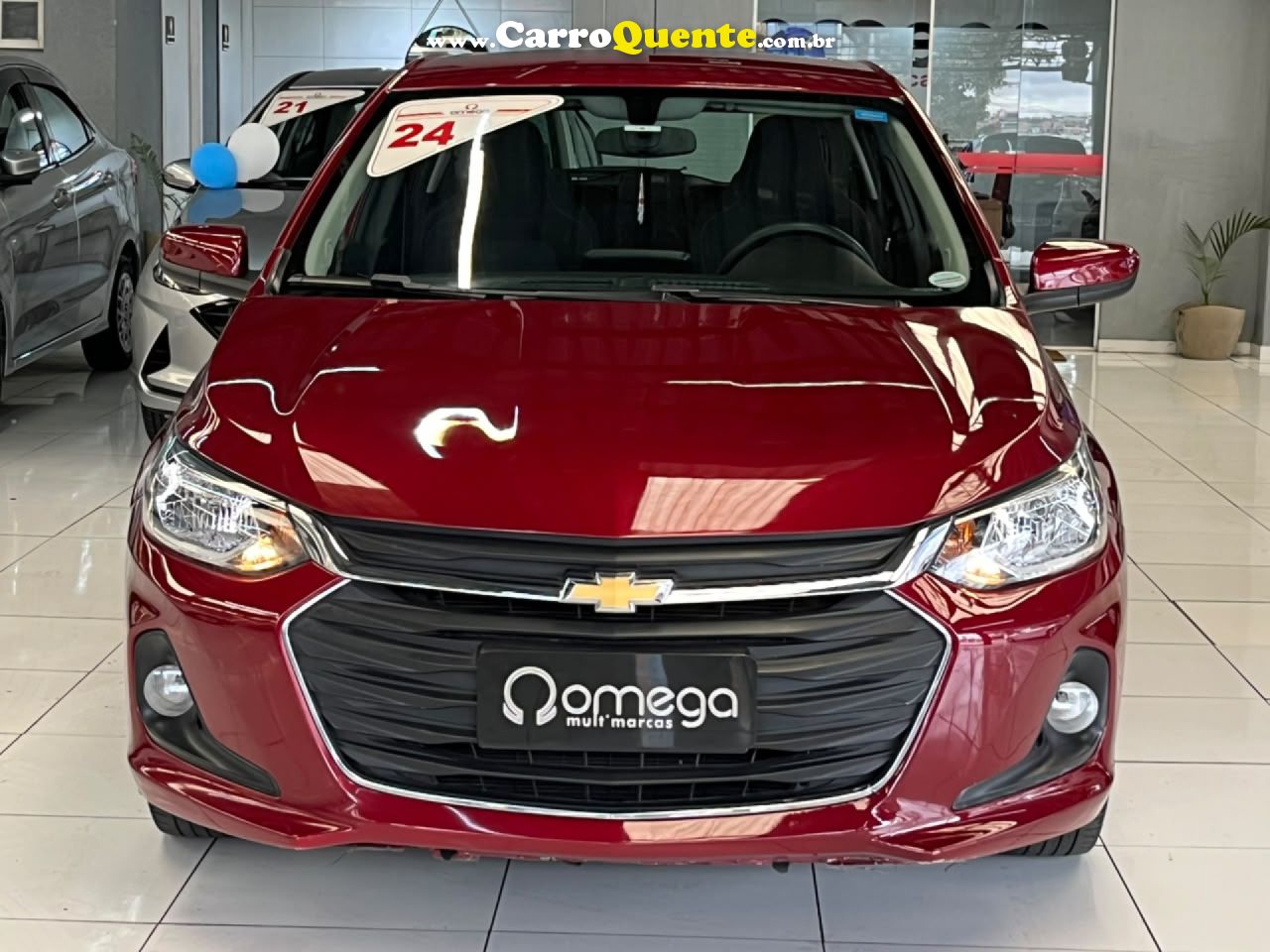 CHEVROLET   ONIX HATCH LT 1.0 12V FLEX 5P MEC.   VERMELHO 2024 1.0 FLEX - Loja