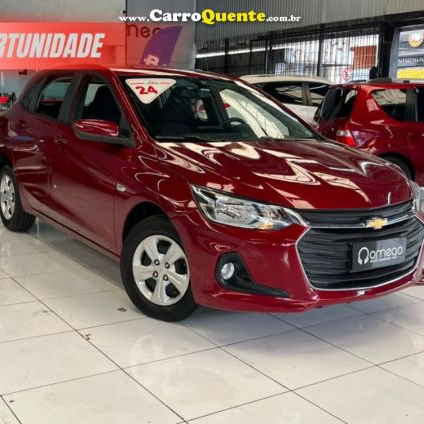 CHEVROLET   ONIX HATCH LT 1.0 12V FLEX 5P MEC.   VERMELHO 2024 1.0 FLEX