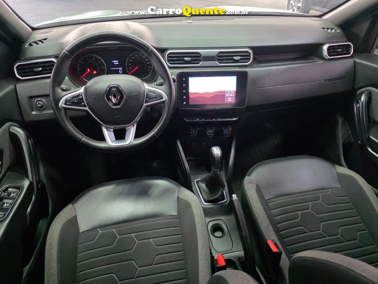 RENAULT   DUSTER INTENSE 1.6 16V FLEX AUT.   BRANCO 2024 1.6 FLEX - Loja