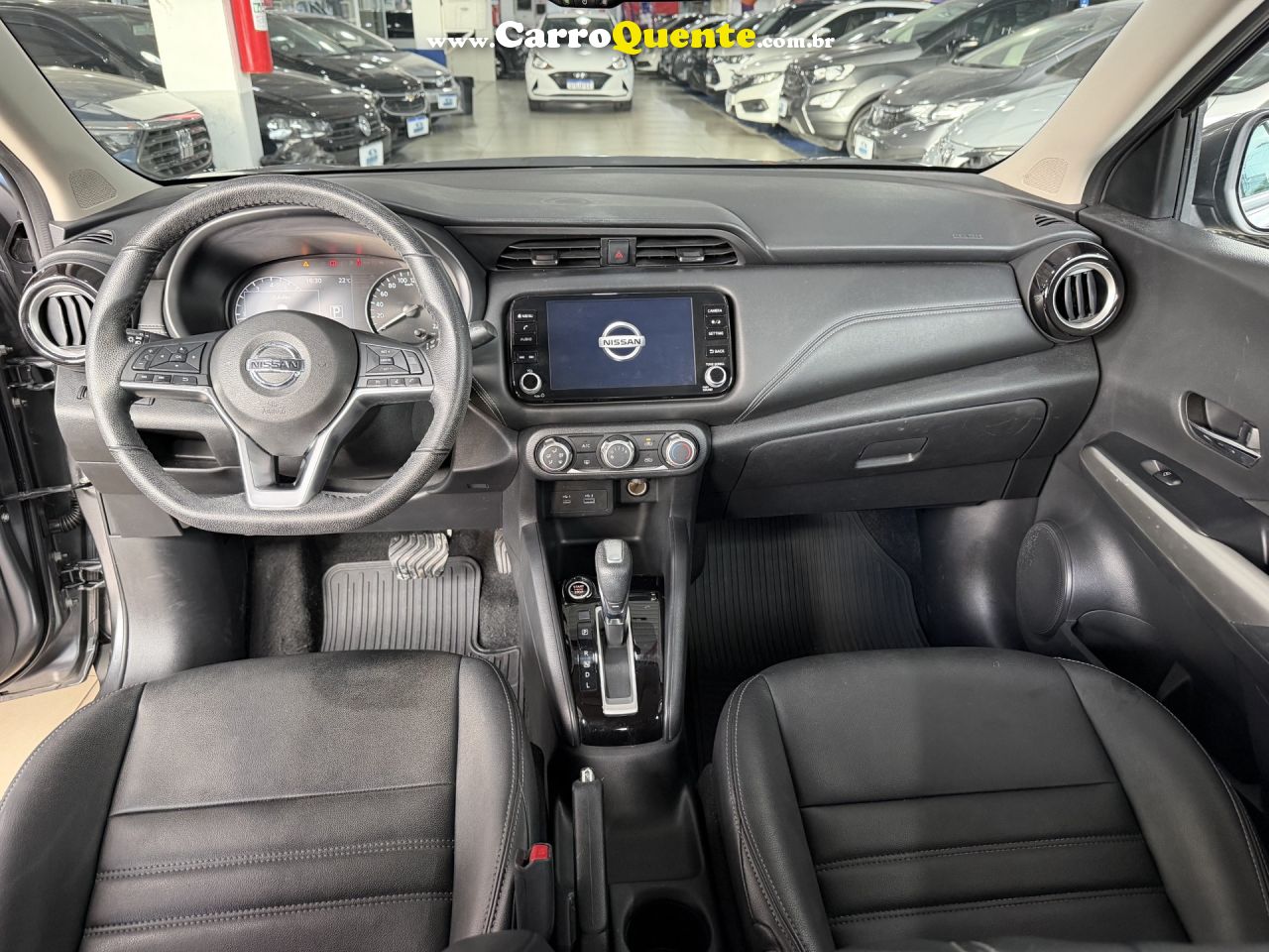NISSAN   KICKS ADVANCE 1.6 16V FLEX AUT.   CINZA 2022 1.6 FLEX - Loja