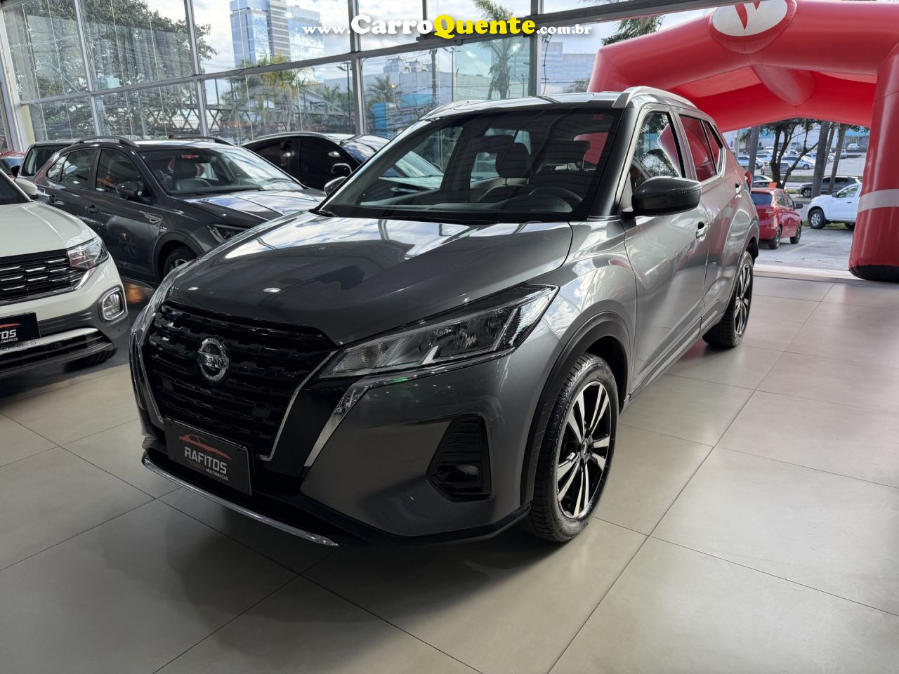 NISSAN   KICKS ADVANCE 1.6 16V FLEX AUT.   CINZA 2022 1.6 FLEX - Loja
