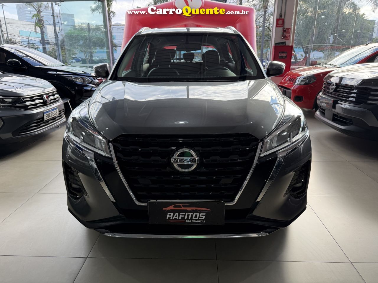 NISSAN   KICKS ADVANCE 1.6 16V FLEX AUT.   CINZA 2022 1.6 FLEX - Loja