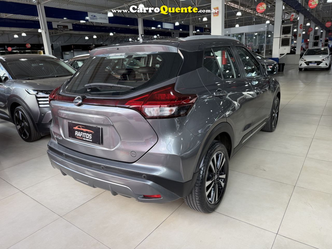 NISSAN   KICKS ADVANCE 1.6 16V FLEX AUT.   CINZA 2022 1.6 FLEX - Loja