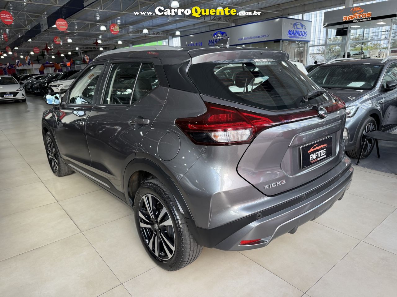 NISSAN   KICKS ADVANCE 1.6 16V FLEX AUT.   CINZA 2022 1.6 FLEX - Loja