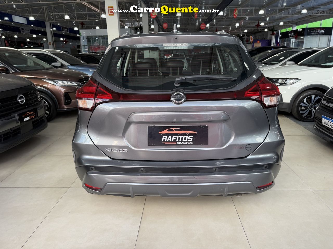 NISSAN   KICKS ADVANCE 1.6 16V FLEX AUT.   CINZA 2022 1.6 FLEX - Loja