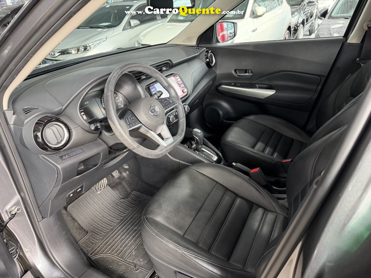 NISSAN   KICKS ADVANCE 1.6 16V FLEX AUT.   CINZA 2022 1.6 FLEX - Loja