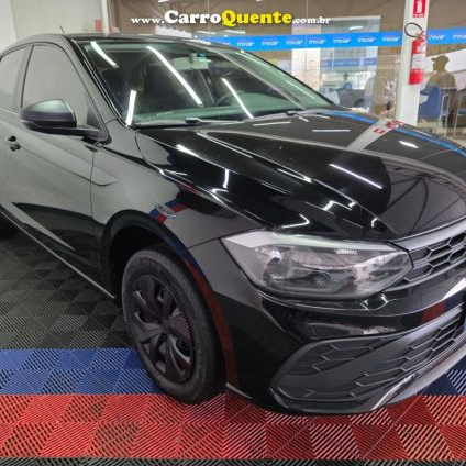 VOLKSWAGEN   POLO TRACK 1.0 FLEX 12V 5P   PRETO 2024 1.0 FLEX