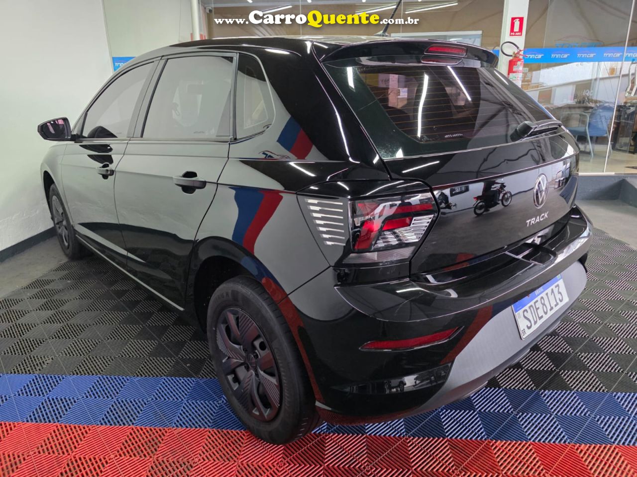 VOLKSWAGEN   POLO TRACK 1.0 FLEX 12V 5P   PRETO 2024 1.0 FLEX - Loja