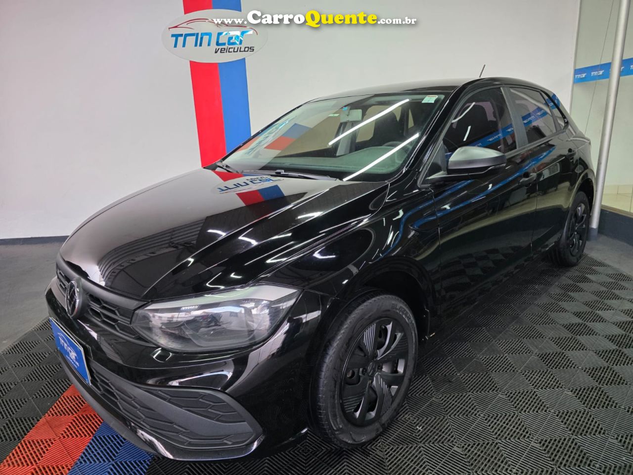 VOLKSWAGEN   POLO TRACK 1.0 FLEX 12V 5P   PRETO 2024 1.0 FLEX - Loja