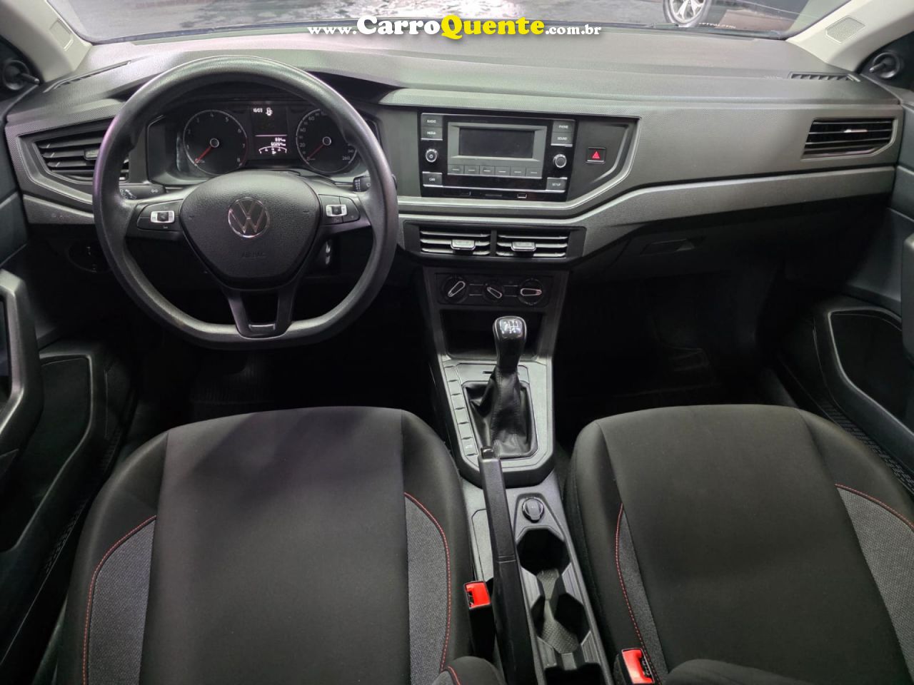 VOLKSWAGEN   POLO TRACK 1.0 FLEX 12V 5P   PRETO 2024 1.0 FLEX - Loja