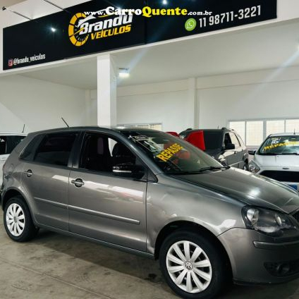 VOLKSWAGEN   POLO 1.6 MIS.OURO 1.6 MI TOT.FLEX 8V 5P   CINZA 2011 1.6 GASOLINA