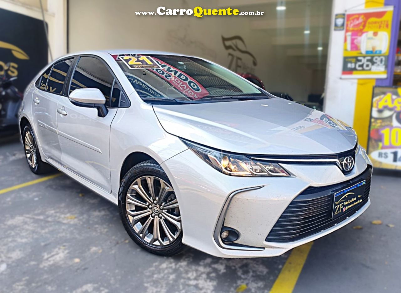 TOYOTA   COROLLA XEI 2.0 FLEX 16V AUT.   PRATA 2021 2.0 FLEX - Loja