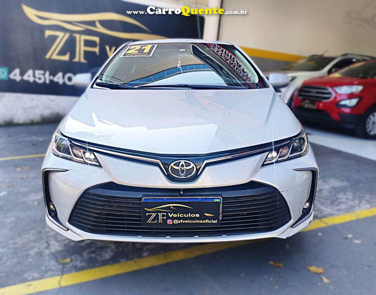 TOYOTA   COROLLA XEI 2.0 FLEX 16V AUT.   PRATA 2021 2.0 FLEX - Loja