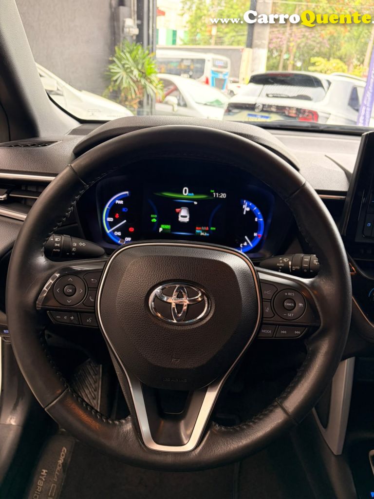 TOYOTA   COROLLA CROSS XRX 1.8 16V AUT. (HÍBRIDO)   BRANCO 2023 1.8 GASOLINA - Loja