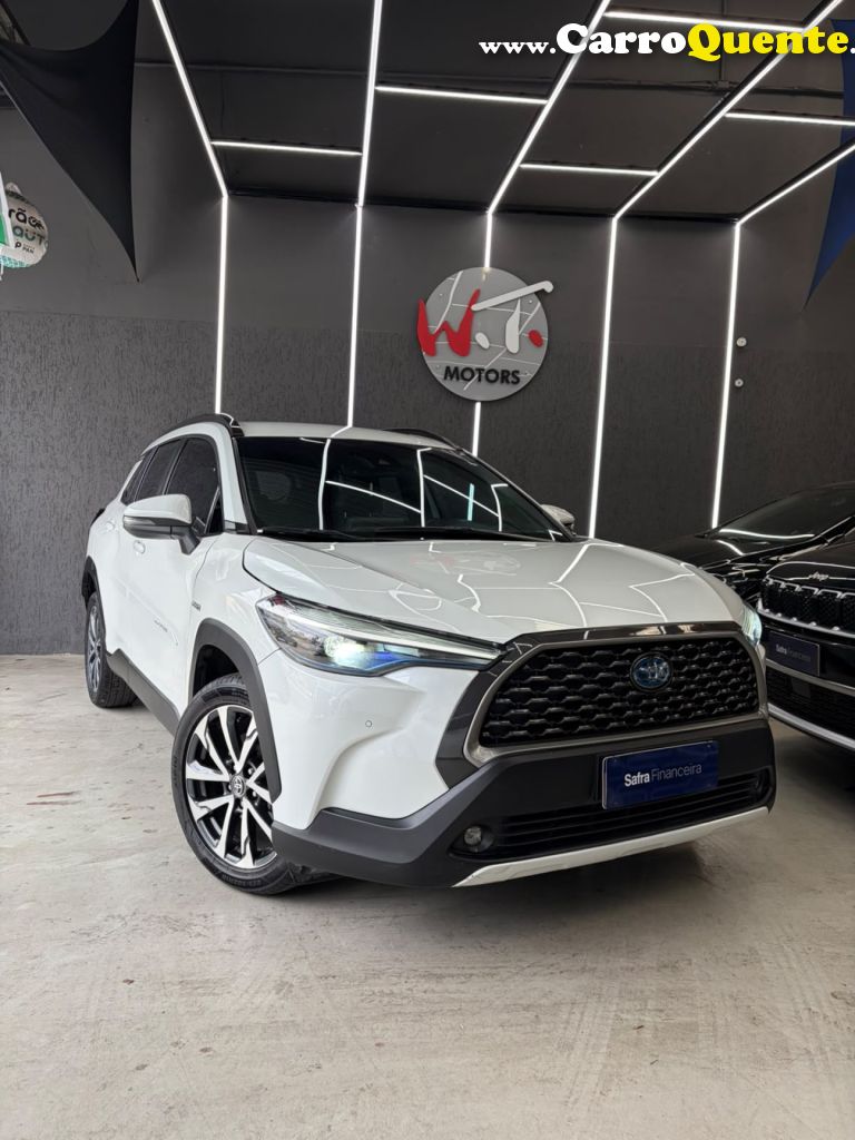 TOYOTA   COROLLA CROSS XRX 1.8 16V AUT. (HÍBRIDO)   BRANCO 2023 1.8 GASOLINA - Loja