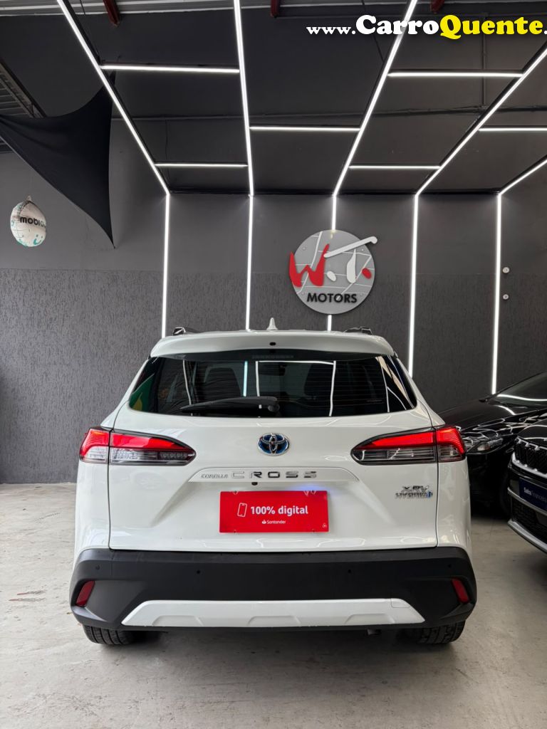 TOYOTA   COROLLA CROSS XRX 1.8 16V AUT. (HÍBRIDO)   BRANCO 2023 1.8 GASOLINA - Loja