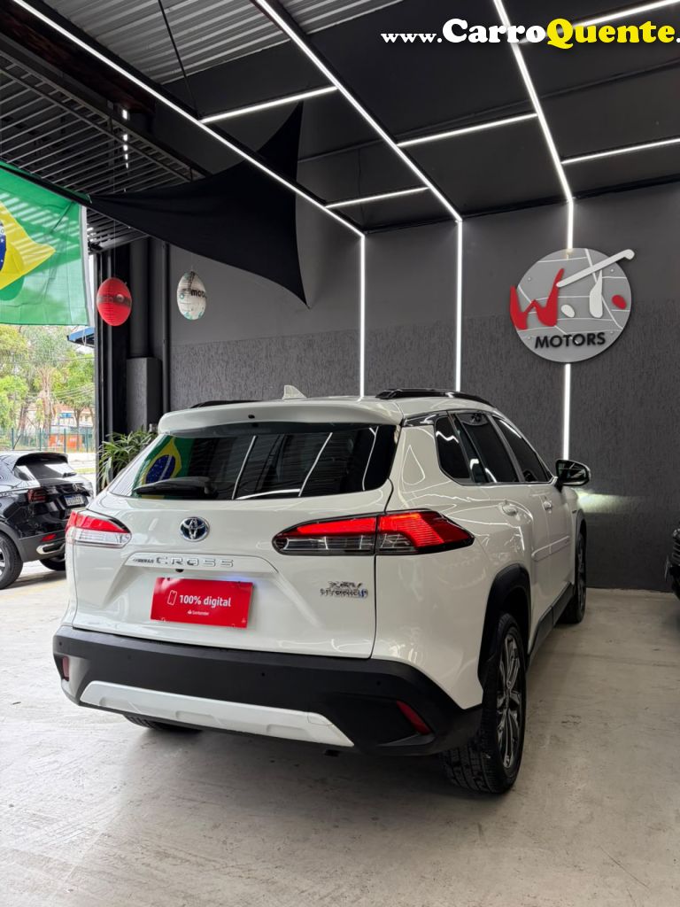TOYOTA   COROLLA CROSS XRX 1.8 16V AUT. (HÍBRIDO)   BRANCO 2023 1.8 GASOLINA - Loja