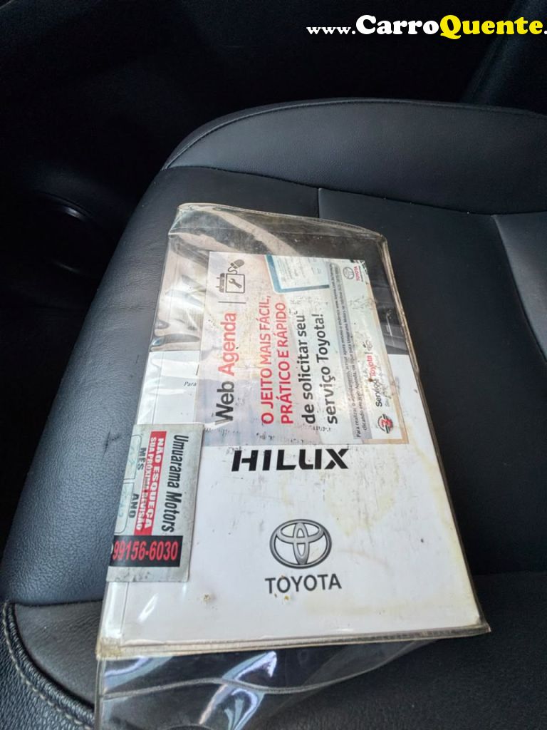 TOYOTA   HILUX CD SRV 4X4 2.8 TDI DIESEL AUT.   BRANCO 2017 2.8 DIESEL - Loja